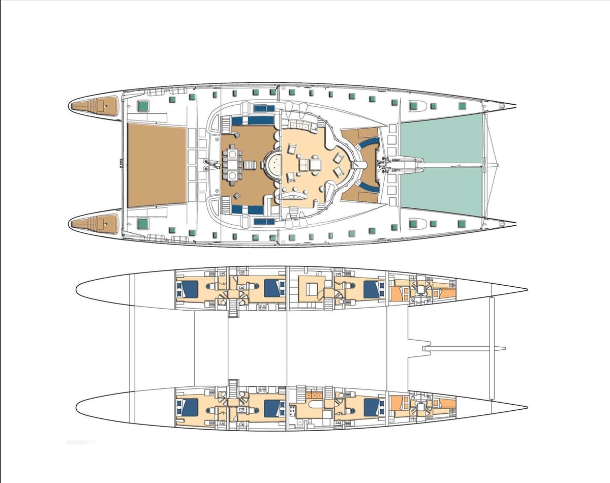 DOUCE FRANCE Deck Plan