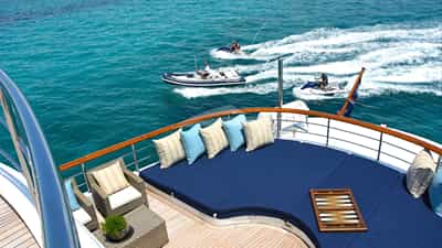 Bridge Deck Aft and Water Toys