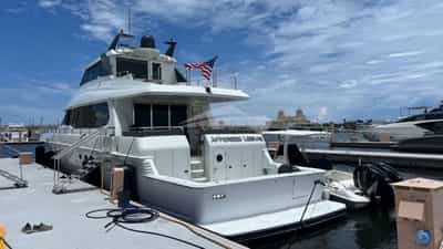 View of Aft at Anchor