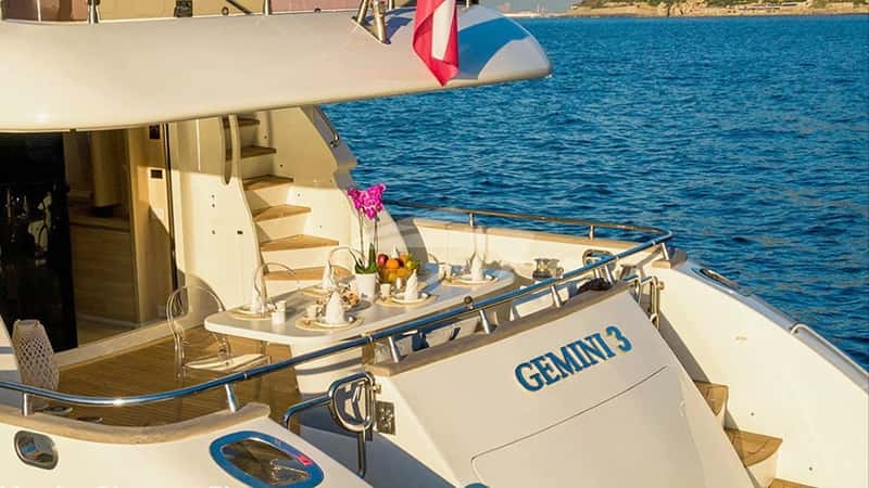 GEMINI 3 26m motor yacht charter, photo 5