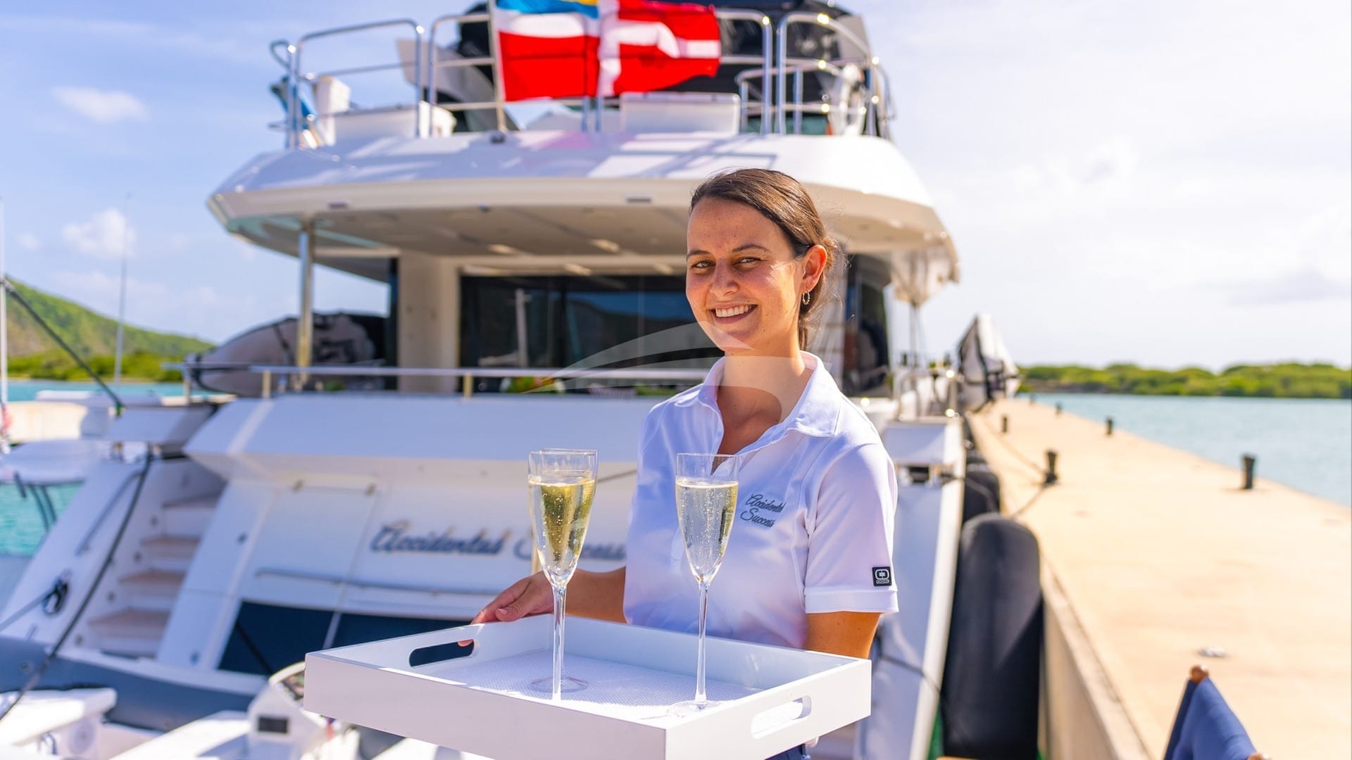 Luxury charter yacht crew for ACCIDENTAL SUCCESS II