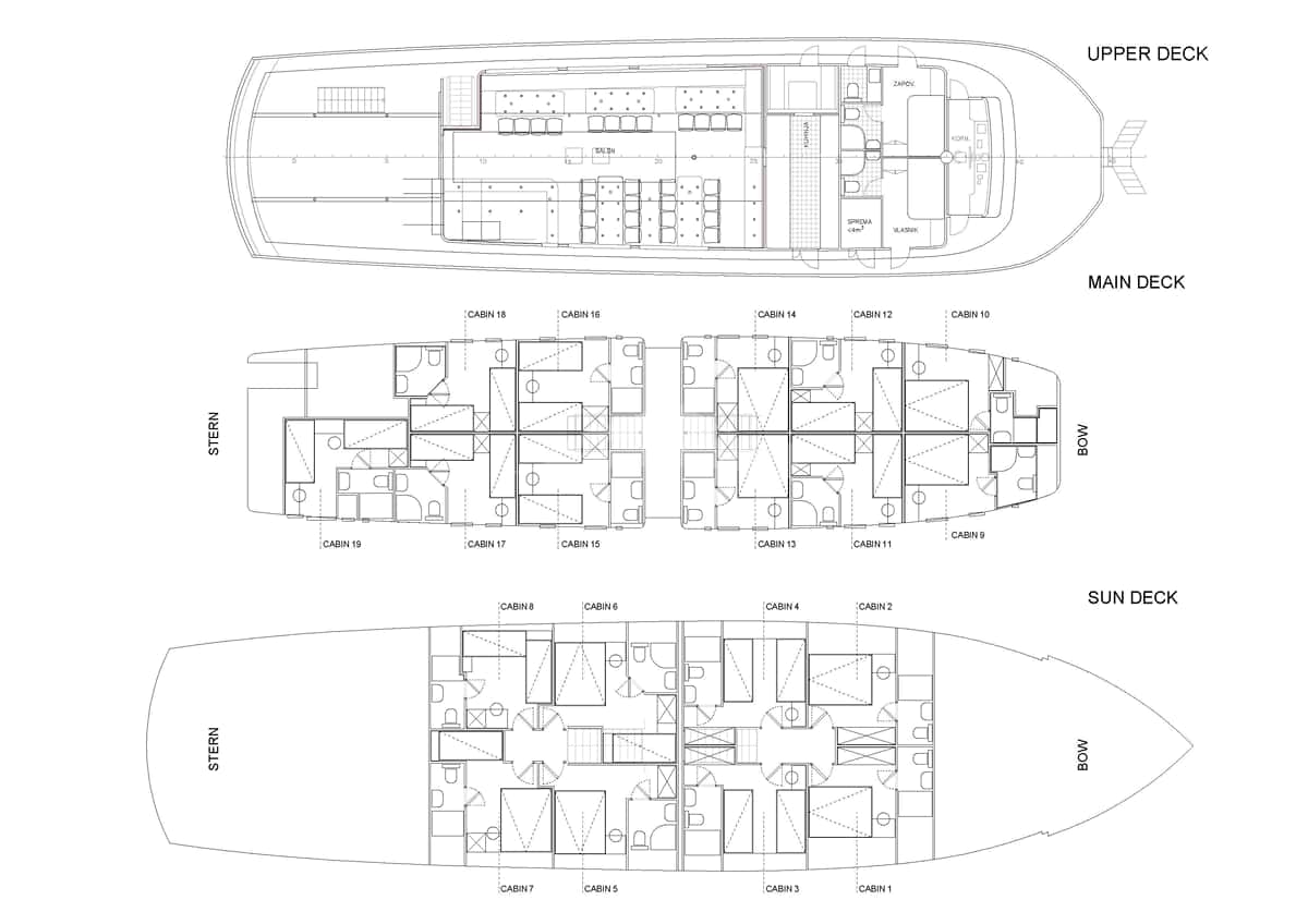 ALMISSA deck layout