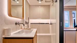 Guest cabin bathroom