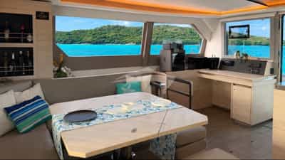 Saloon seating area