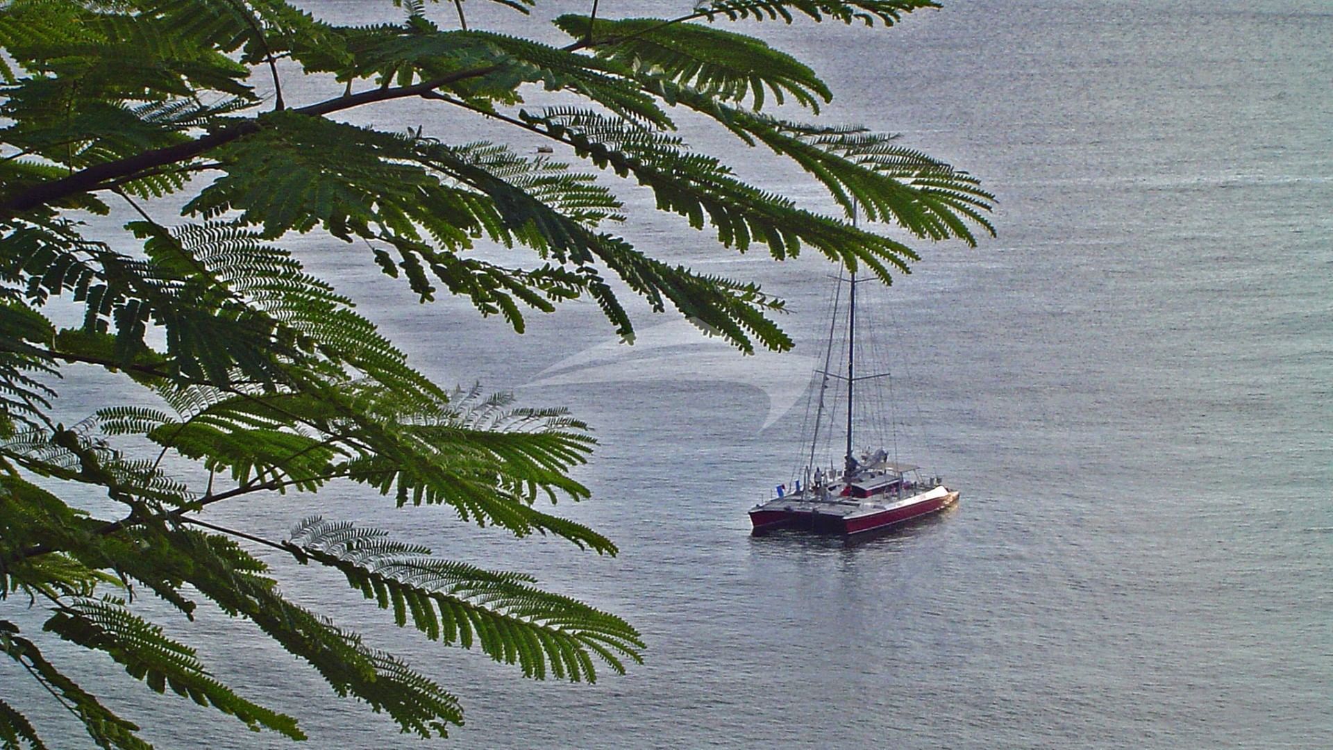 Drop anchor in a quiet bay....