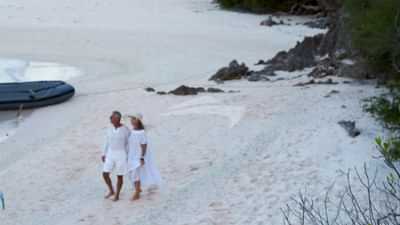 Walking on Beach