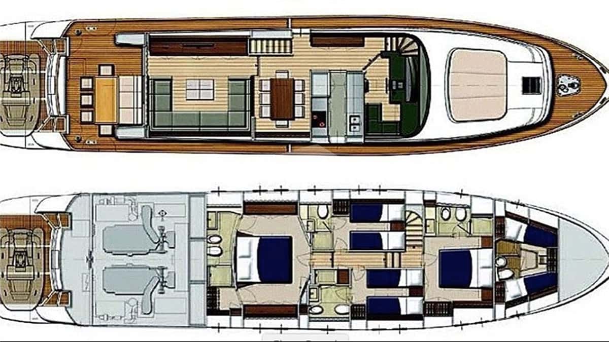 BARBAROSSA MORATTI deck layout