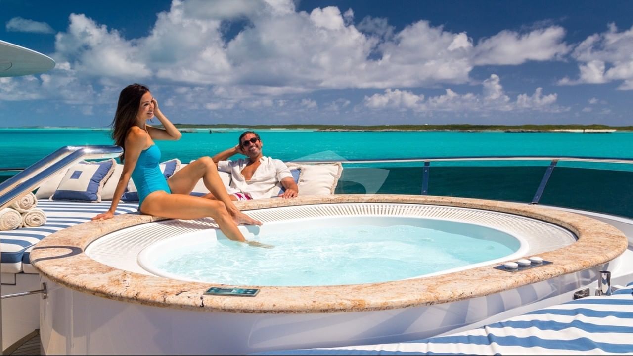 Jacuzzi on the Sun Deck