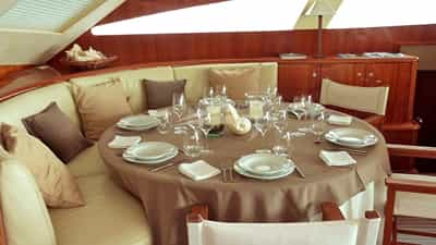 Table in the saloon