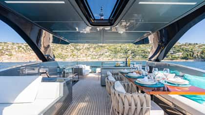 L'AS BLEU 25m motor yacht charter, photo 12