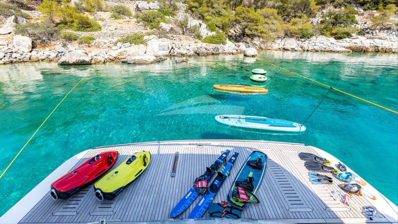 Swim Platform and Water Toys