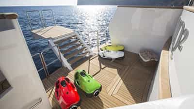 Swim Platform and Water Toys