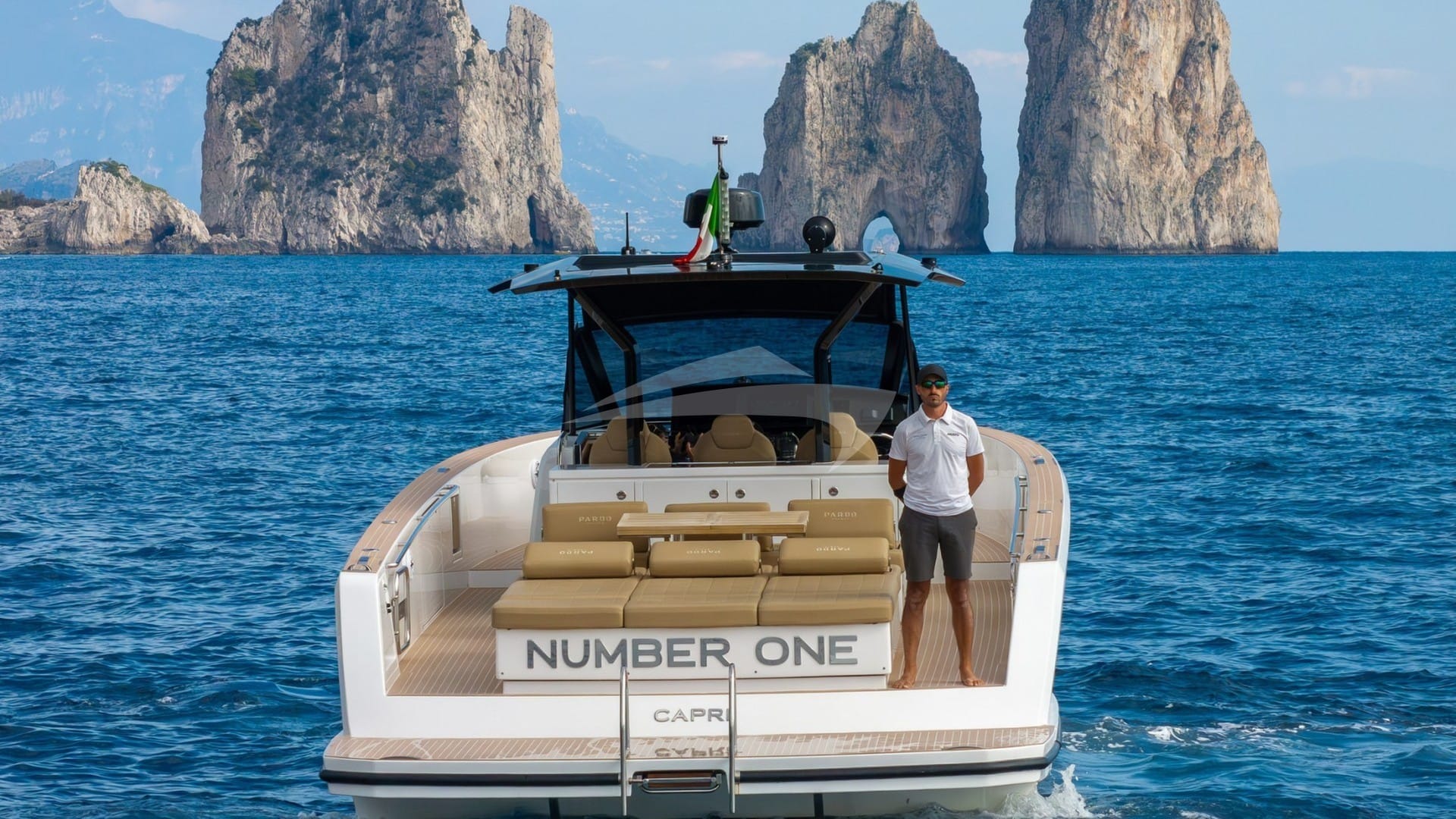 Luxury charter yacht crew for NUMBER ONE