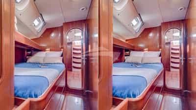 The stardboard cabin with & without the bunk bed