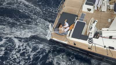 Lounging on the stern