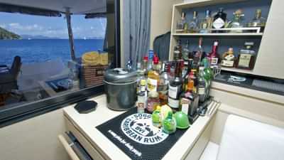 Enjoy the Fully Stocked Bar!