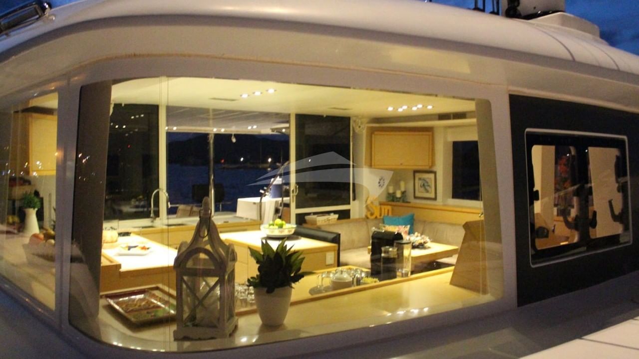 Evening in the cockpit