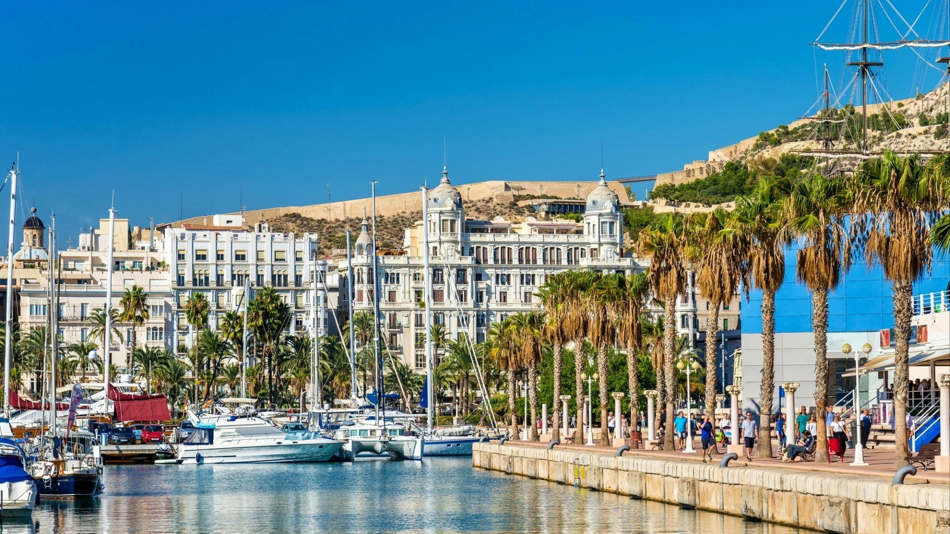 Promenade in the Marina of Alicante - Spain