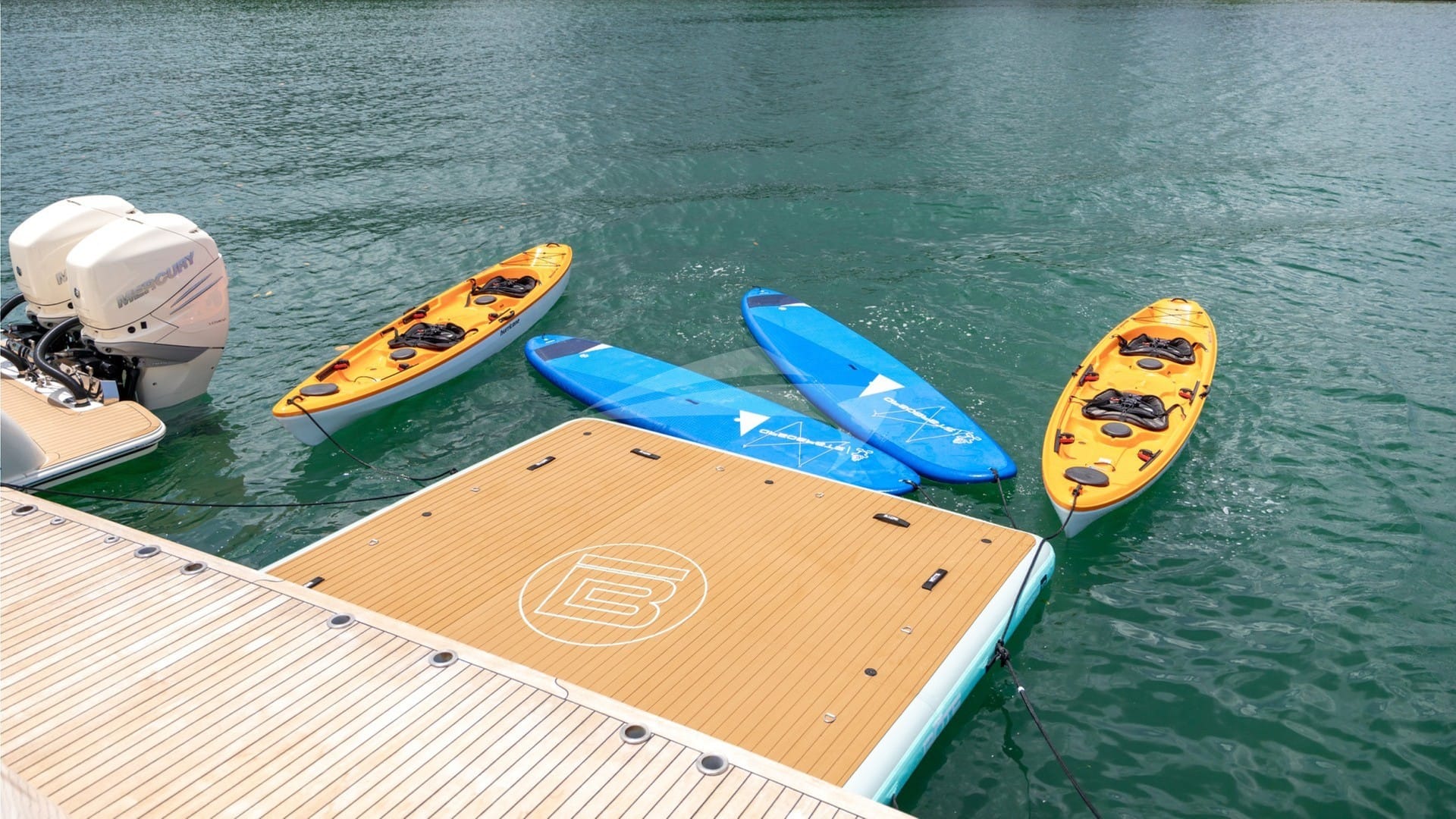 Swim Platform and Toys