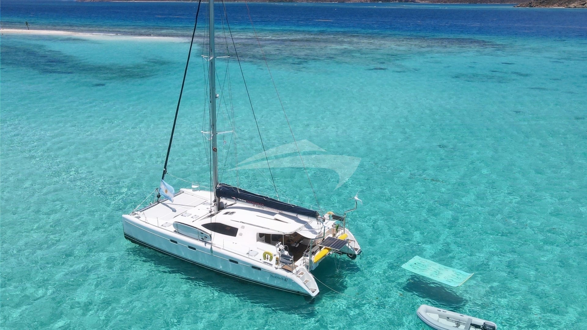 Anchored near Necker Island