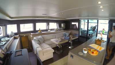 Saloon looking aft