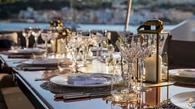 Cockpit and Outdoor Dining Detail