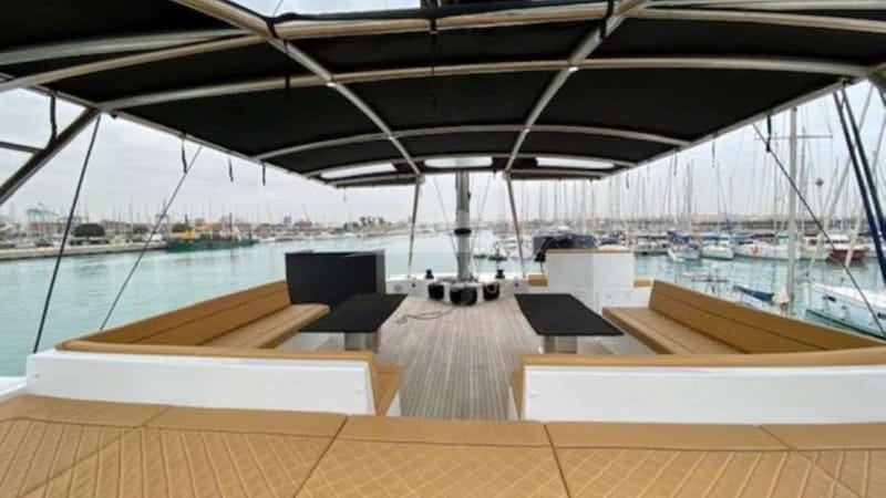 Foredeck lounge area