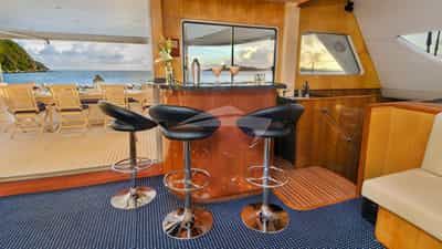 The "gathering spot" - The interior bar area