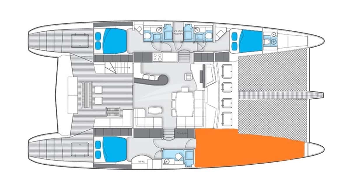 SUNNYACHT deck layout