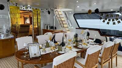 Bridge Deck Aft fully enclosed with A/C