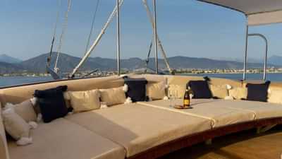 Aft Deck Seating Area