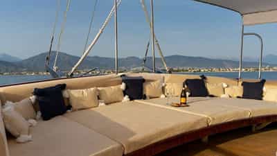 Aft Deck Seating Area