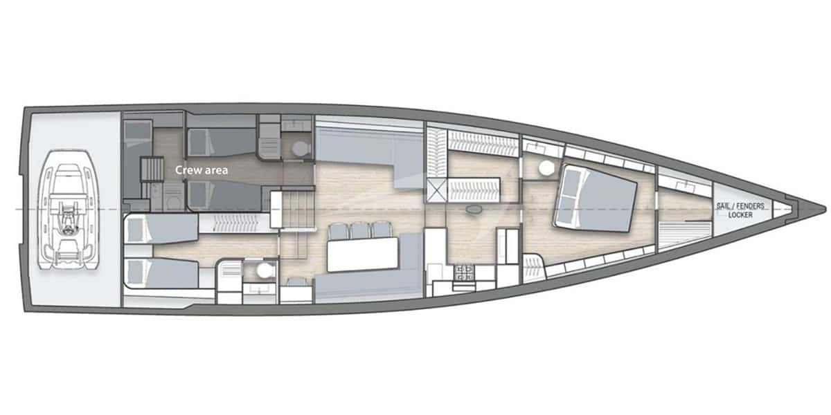 MYSTIC deck layout