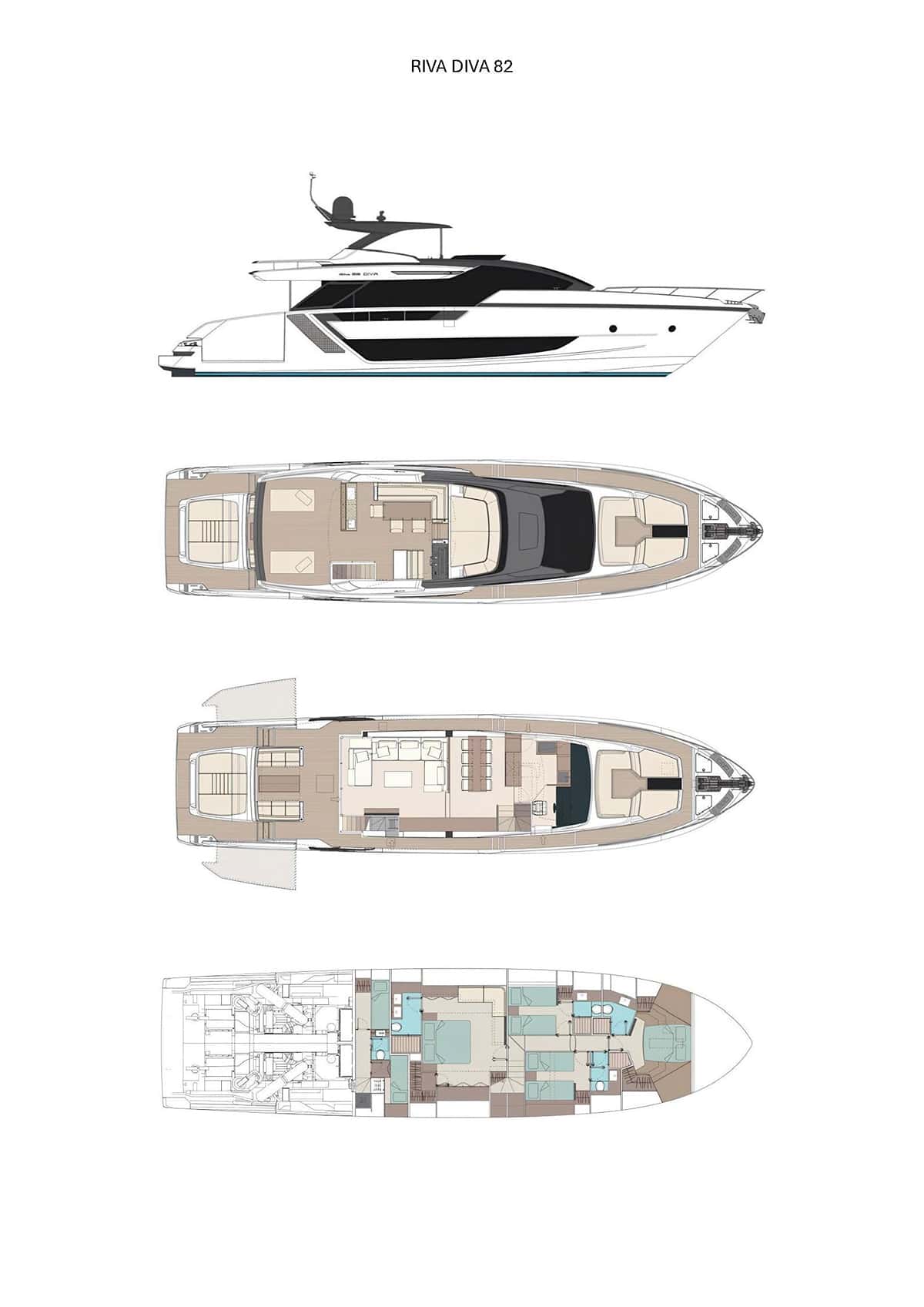 L'AS BLEU deck layout