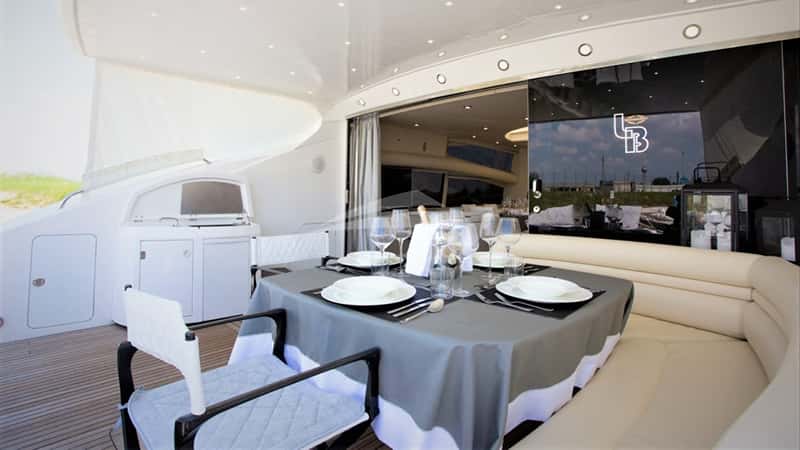 LIGHT BLUE 25m motor yacht charter, photo 3