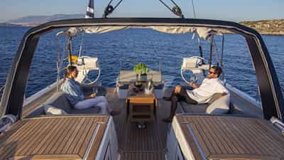 Relaxing on Deck