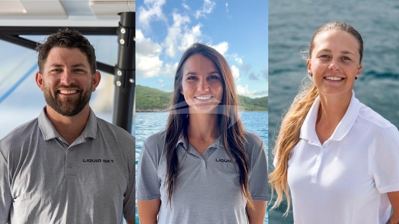 Luxury charter yacht crew for LIQUID SKY