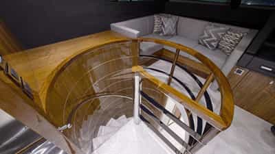 Stairs to Guest Accommodations