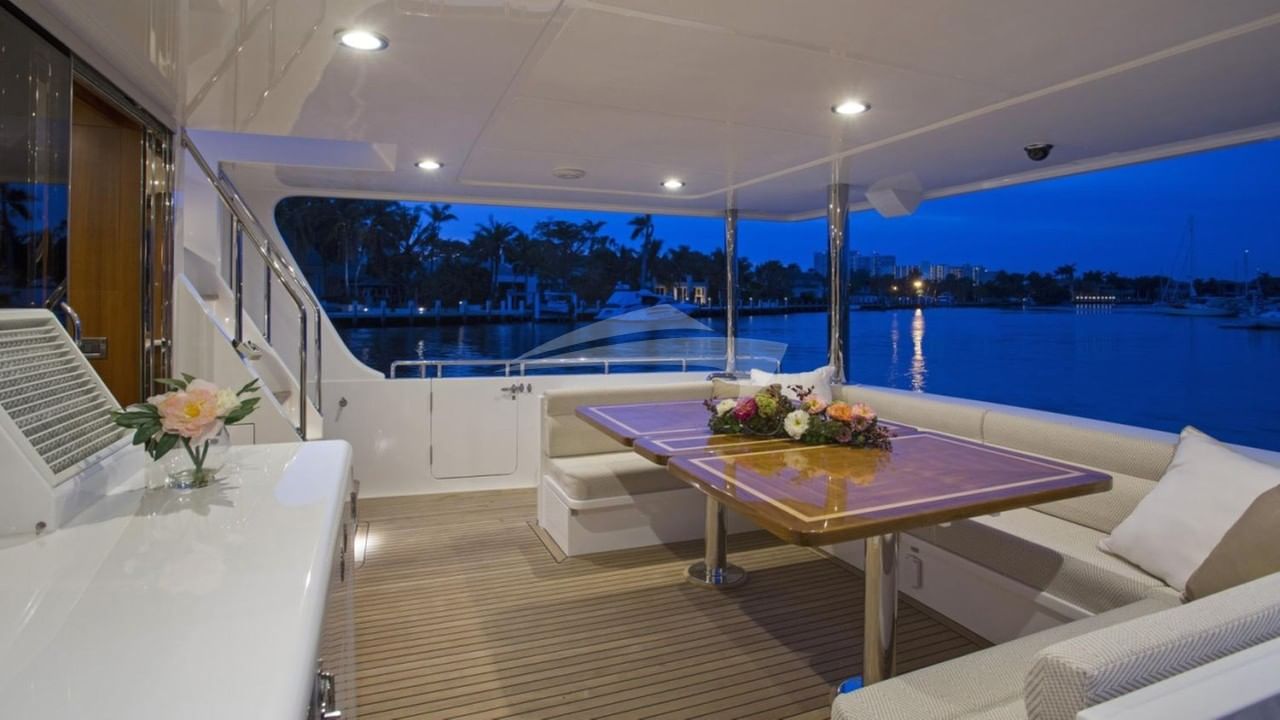 Main aft deck al fresco dining