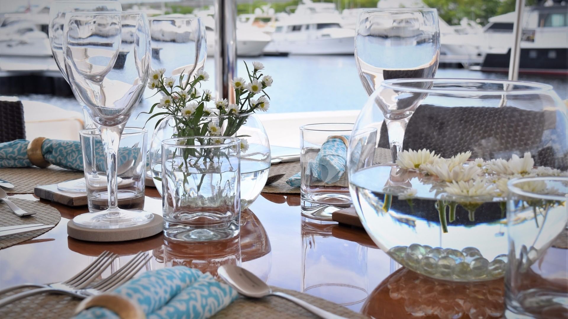 Table set for dinner