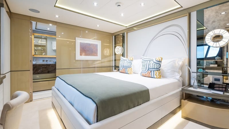 Double stateroom on lower deck
