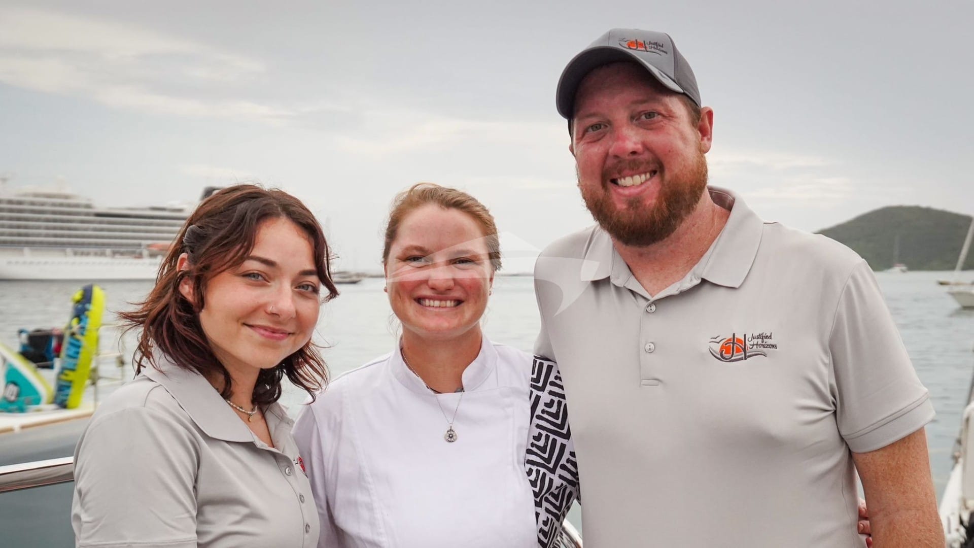 Luxury charter yacht crew for JUSTIFIED HORIZONS