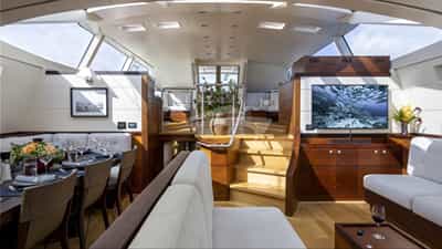 RADIANCE lower salon with formal dining area