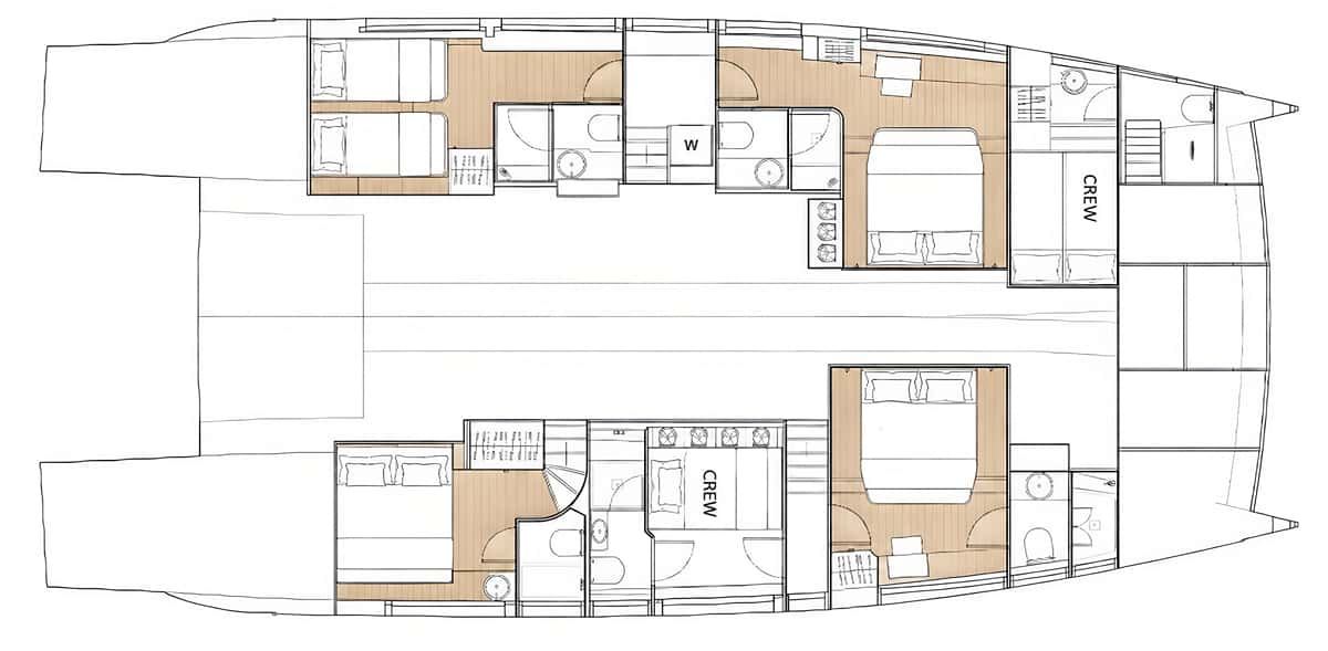 ISABELLA 2 deck layout