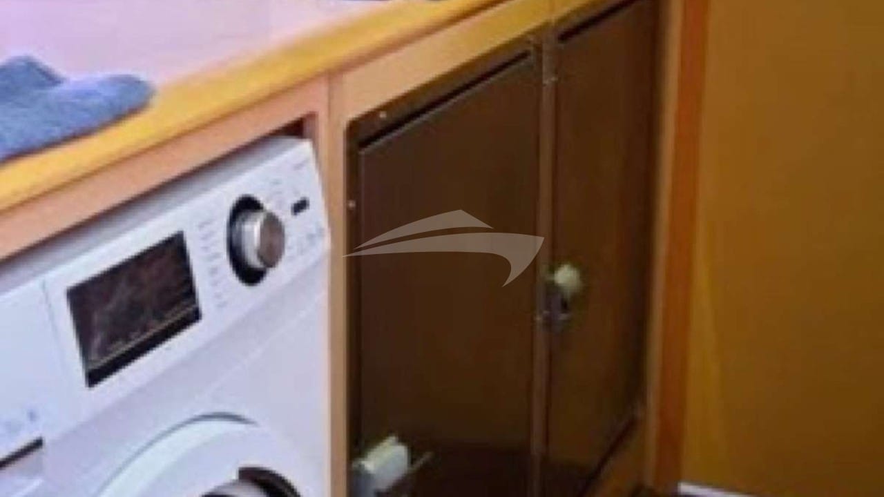 Onboard washing machine