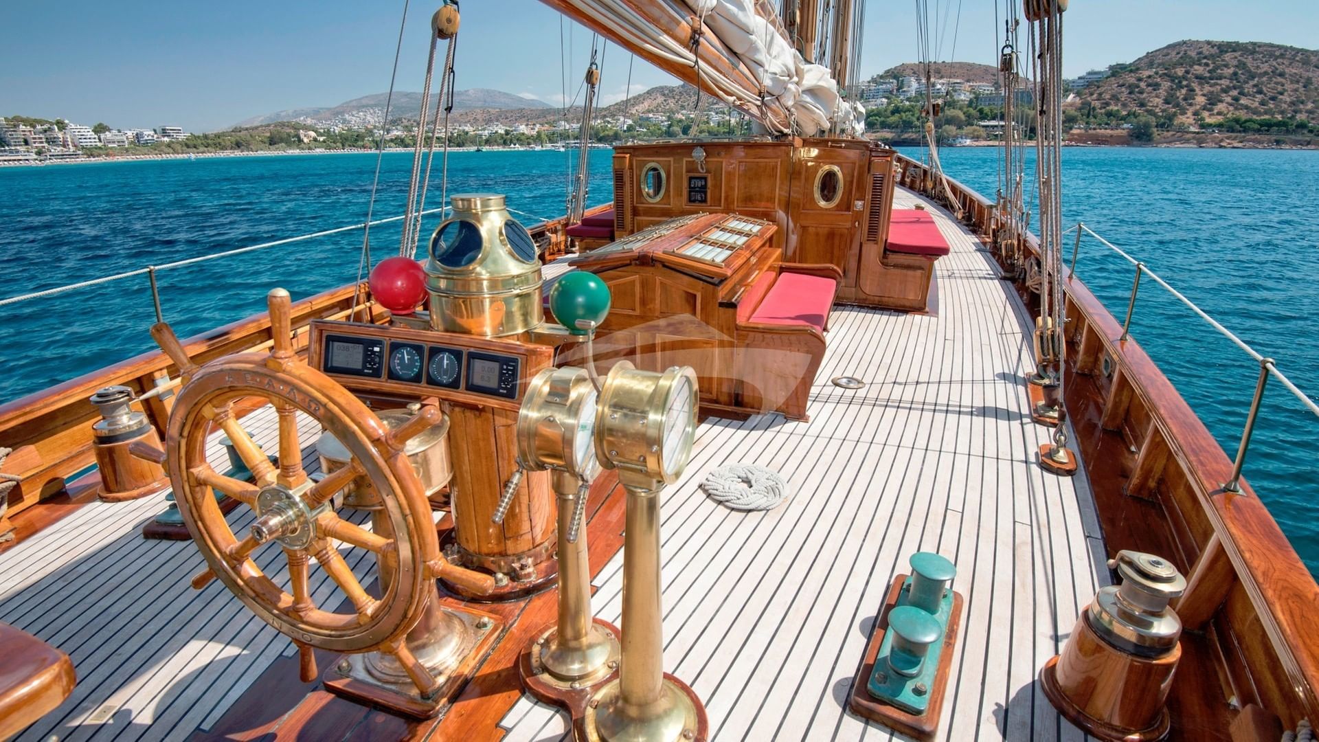 Deck view looking forward