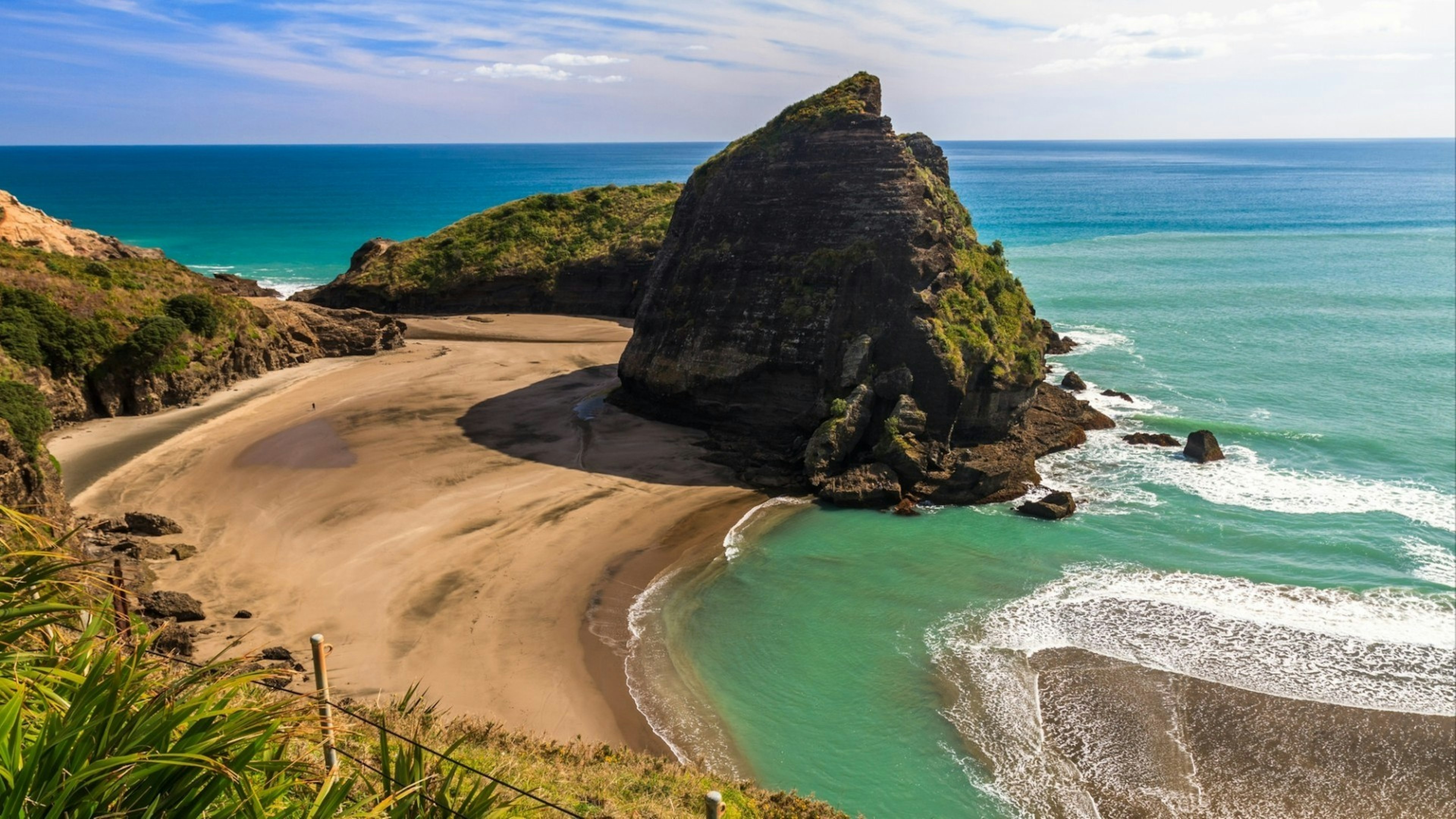Piha Beach on the West Coast of the North Island, Auckland, New Zealand
