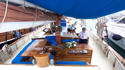 Deck looking forward