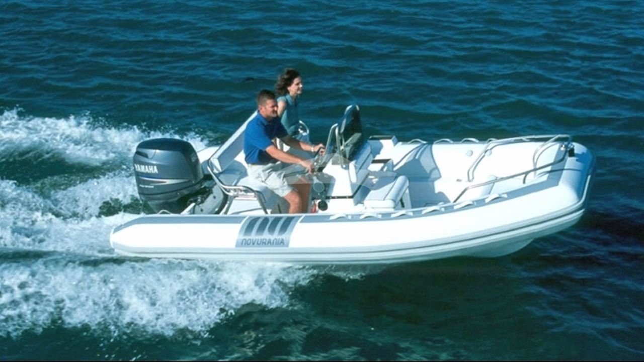 15' Novurania with 60hp.