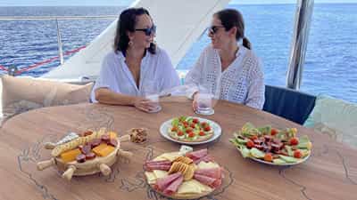Cockpit dining table